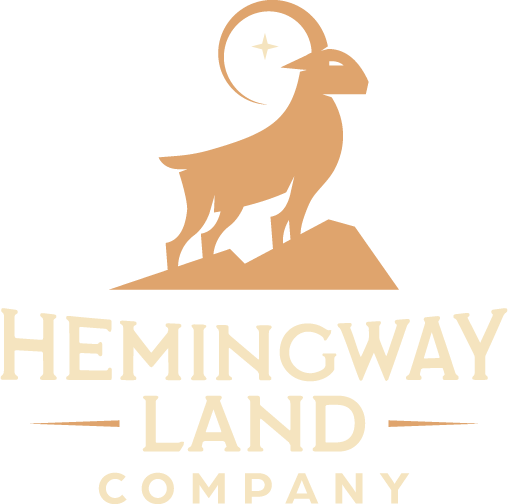 Vertical Hemingway Land Logo